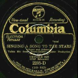 Singing A Song To The Stars - Columbia 2235-D